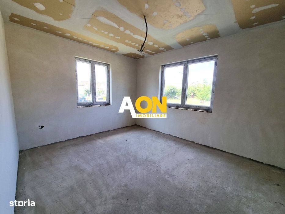 De vanzare casa semifinisata 3 camere, 608mp teren, Recea