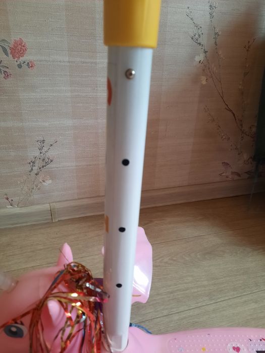 Самокат Единорог музыкальный