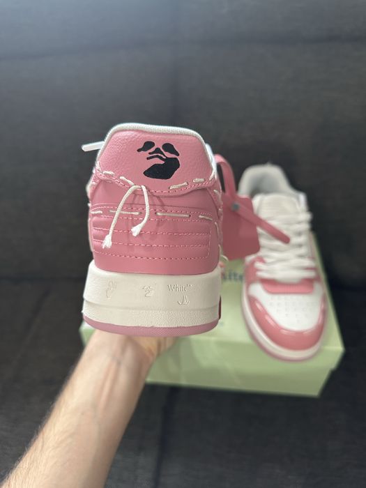 Off-White Out of Office Sartorial Stitching White Pink