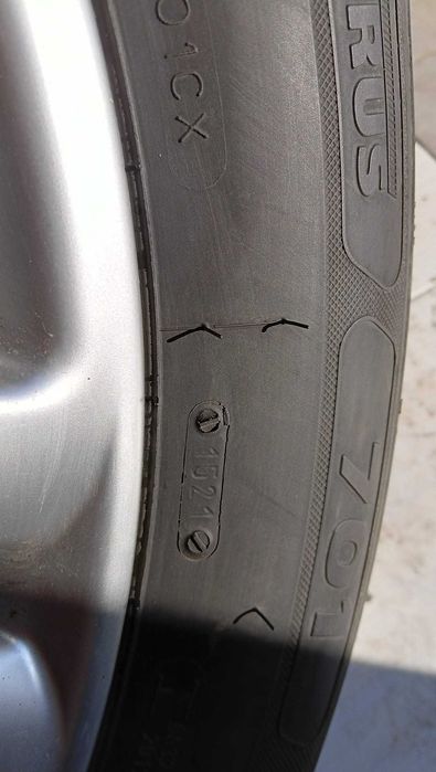 Vând  jante aliaj VOLVO, cu anvelope