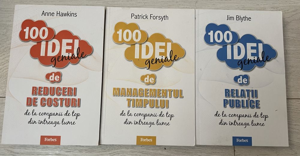 Set 3 carti 100 de idei geniale