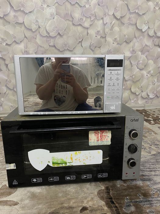 Микроволновка в рабочем состоянии