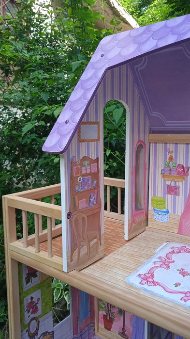 Детска дървена къща за кукли Kid Kraft