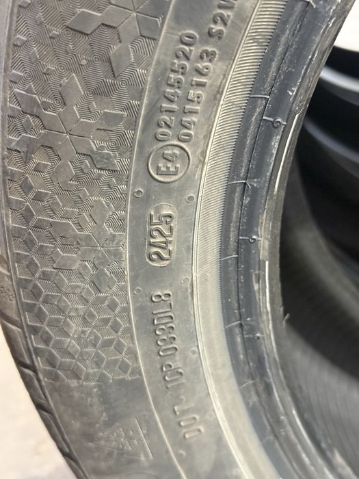 4x Continental WinterContact TS 870 P 225/50 R17 DOT 2025 – КАТО НОВИ, 8.44 мм, ТОП КЛАС