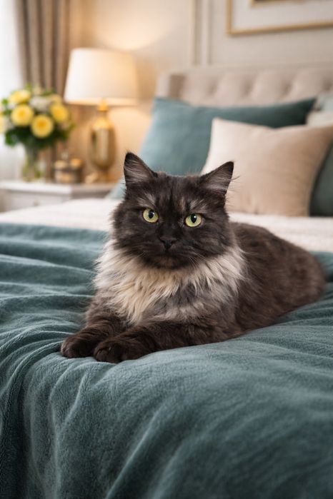 Кошка ЛУНАРИ ищет семью.