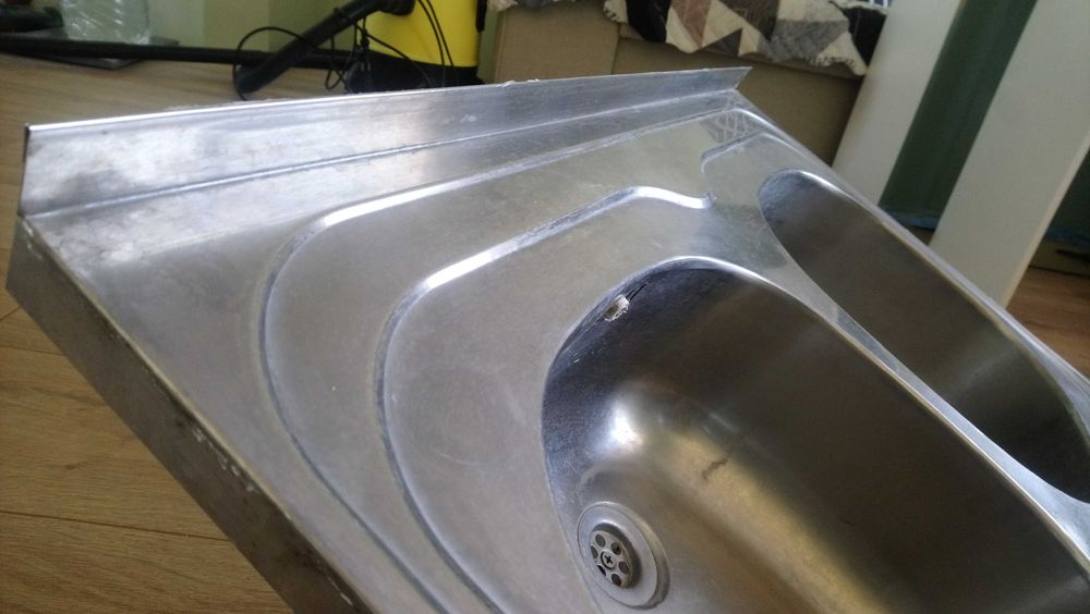 Мивка неръждаема с две корита