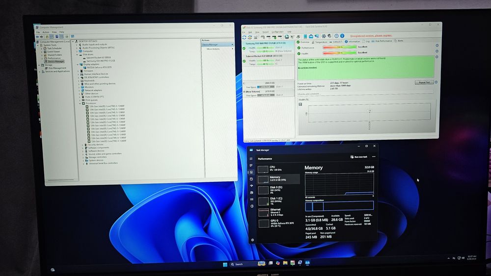 Pc Gaming I5 12400f,RTX 3070 ,32 Gb,1TB SSD