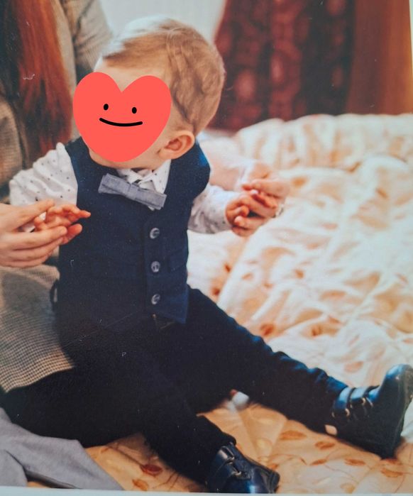Costum băiețel  elegant , 12-24 luni