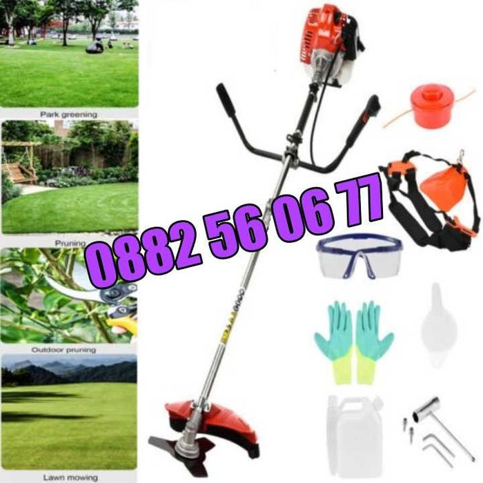 Моторна коса тример 74 куб./ храсторез, бензинов тример + самар