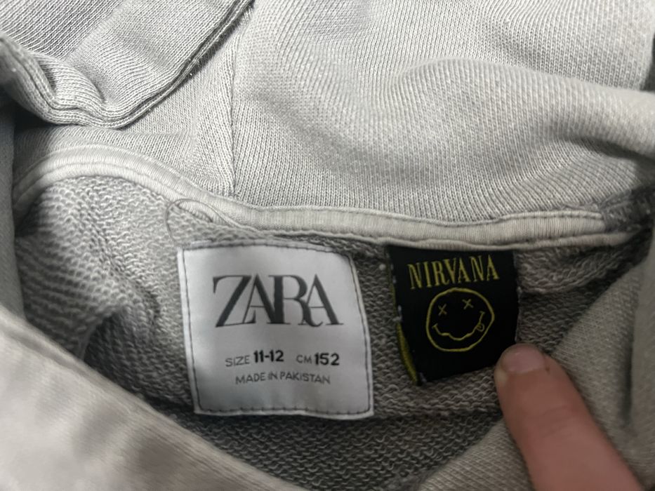 Худи ZARA Nirvana 2025