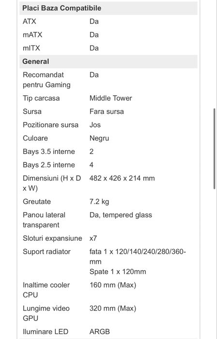 Vand carcasa gaming ASUS GT301