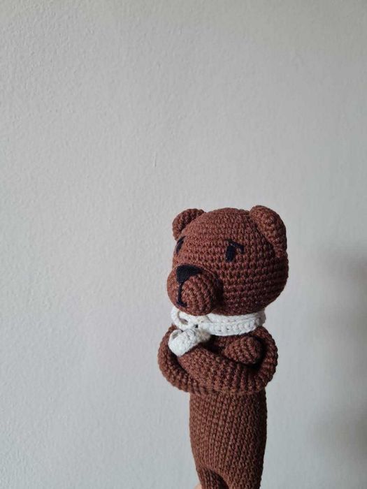 Вязаный Мишка, игрушка ручной работы