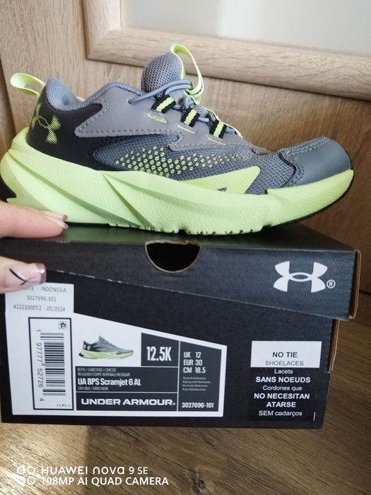 Маратонки Under Armour 30 номер