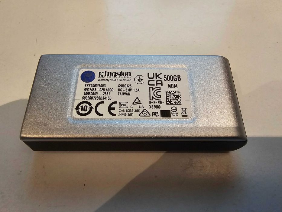 SSD extern kingston xs2000 500gb nou zero zile