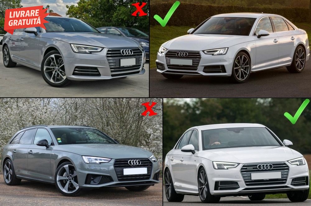 Grile Laterale Audi A4 B9 Sedan Avant S-Line (2016-2018) RS4 Design Ne