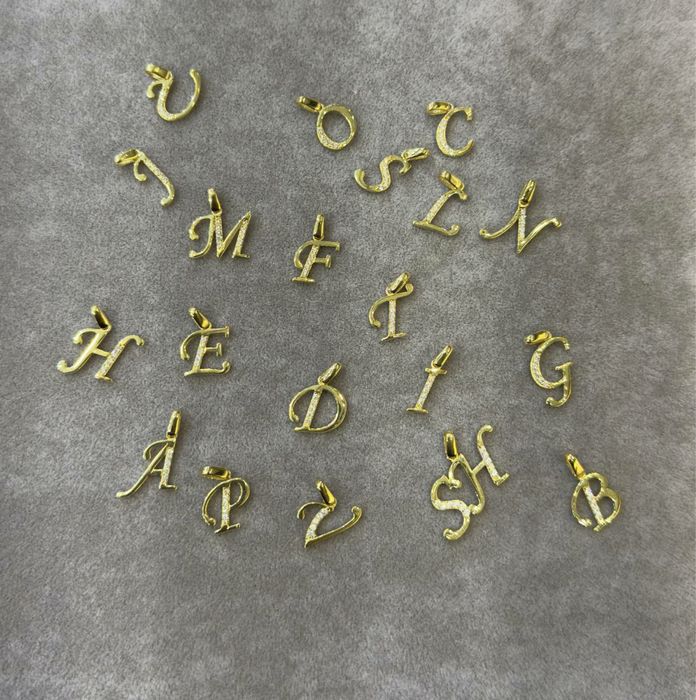 Золотой кулон буква. Золото 585. Доставка, самовызов.Коробочка в бонус