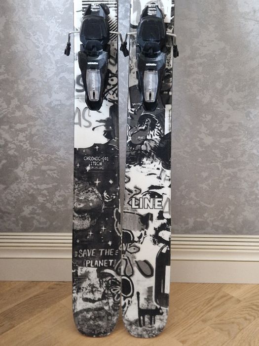 Лыжи Line Chronic 101 + Marker Griffon 13 ID
