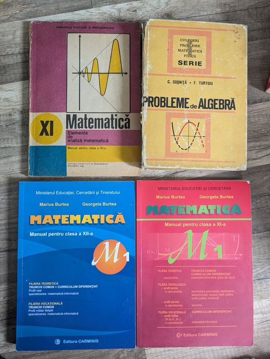 Set de 18 cărți de matematică