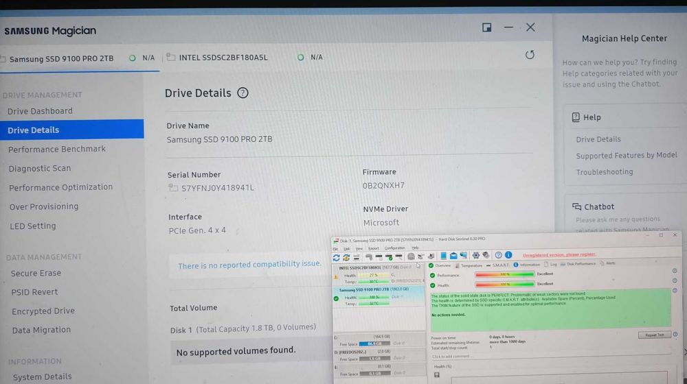 vand ssd m2 pciex 5.0 samsung 9100 pro 2tb nou 0 ore 0 mb scrisi