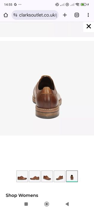 Clarks Pitney Walk cognac marimea 46