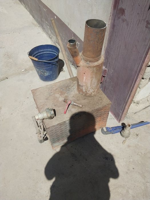 Газовый кател с горелкой