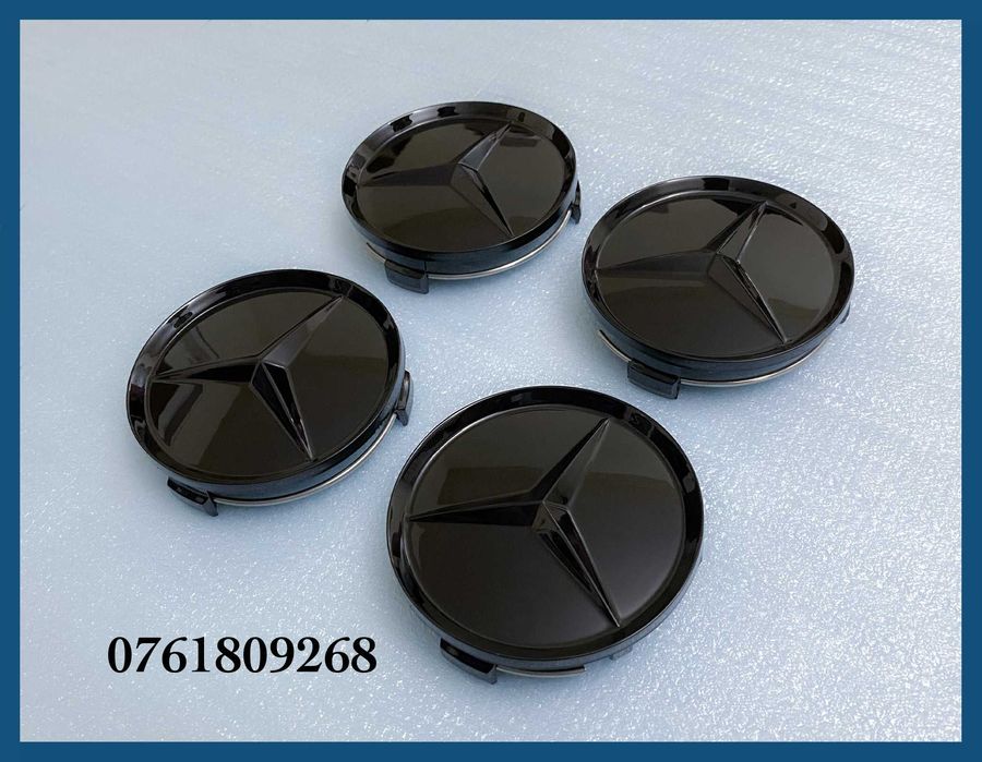 Set 4 capace 75mm jante aliaj Mercedes Benz