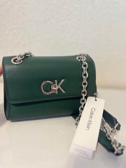 Calvin Klein shoulder bag DARK GREEN