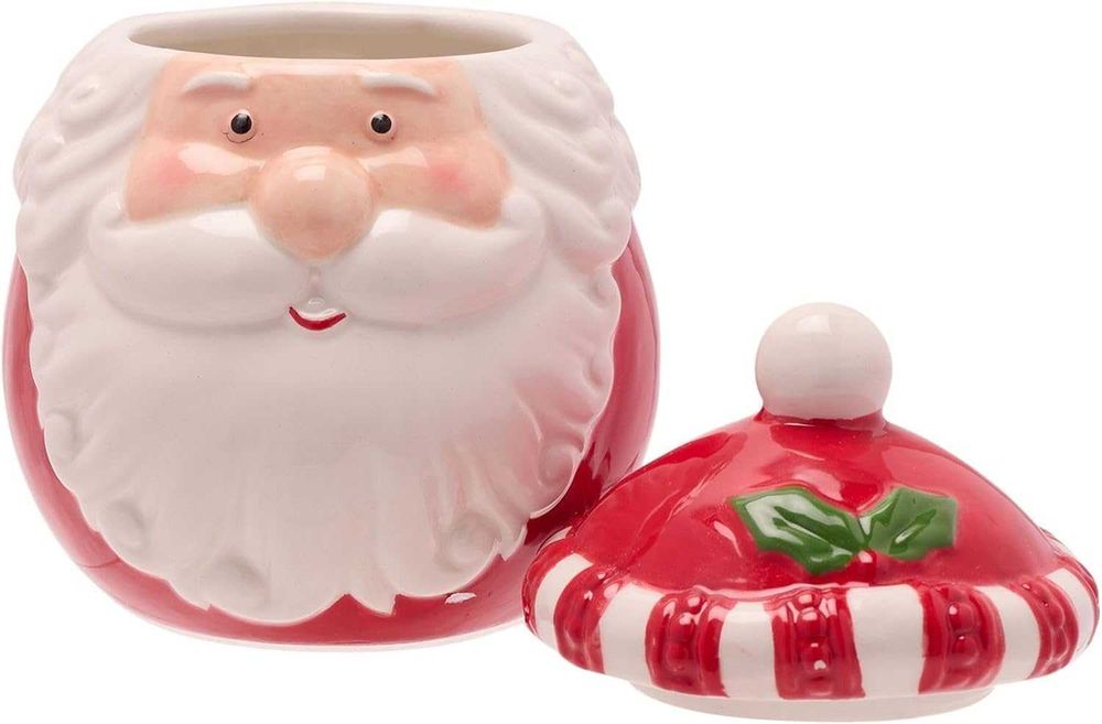 The Seasonal Gift Комплект купичка за захар, кана за мляко Дядо Коледа