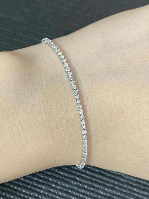 Bratara tennis platina