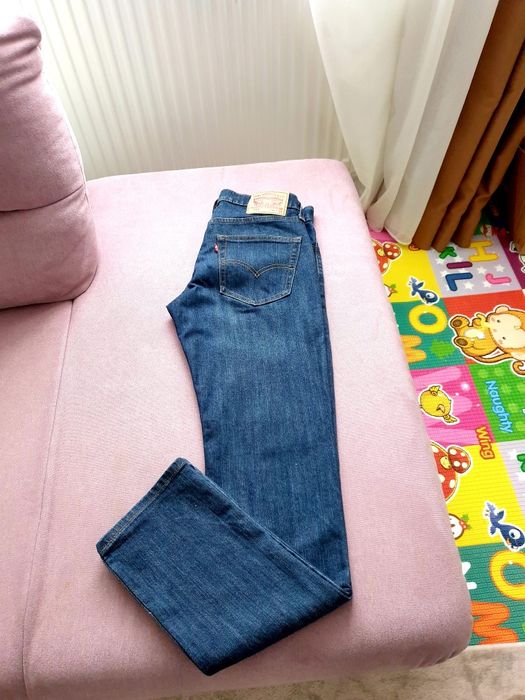 Blug Gros Iarna Jeans Levi Strauss Original Dama XS S M - 27 28 x32 34