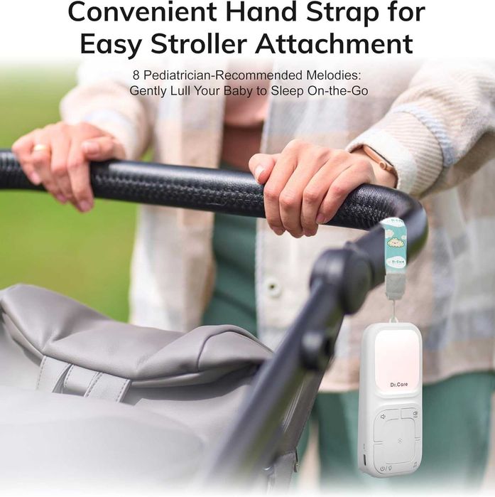 Преносим бебешки аудио монитор и звукова машина Dr.Care NeoGo