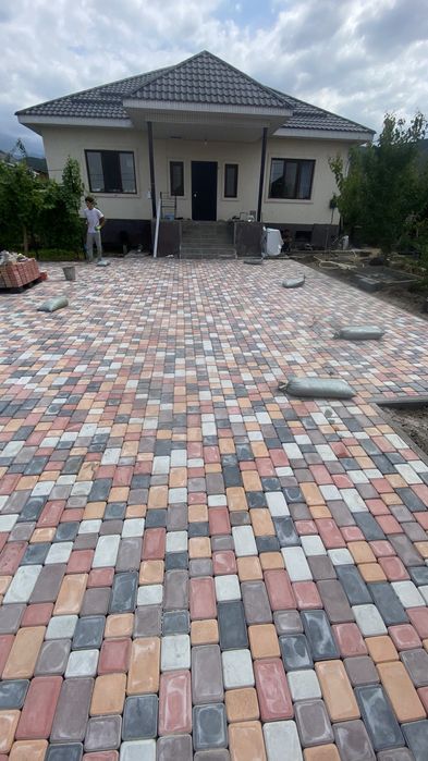 Укладка брусчатки