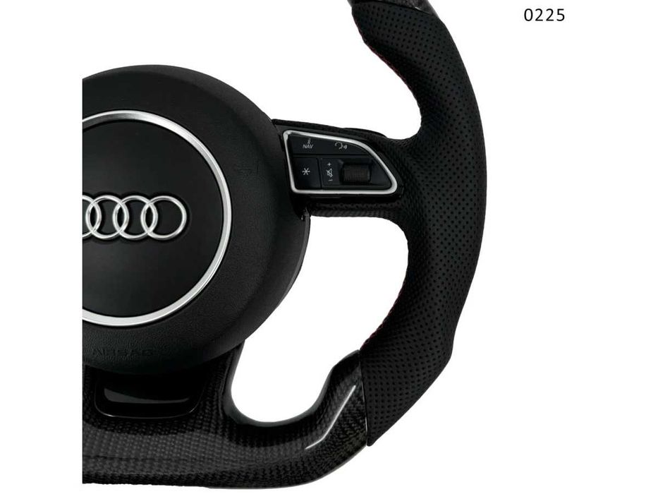 Volan sport ergonomic din carbon AUDI A3 A4 A5 A6 A7 A8 Q3 Q5 Q7