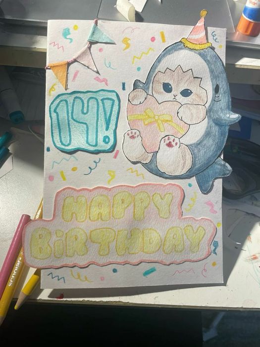 Рисую открытки на заказ