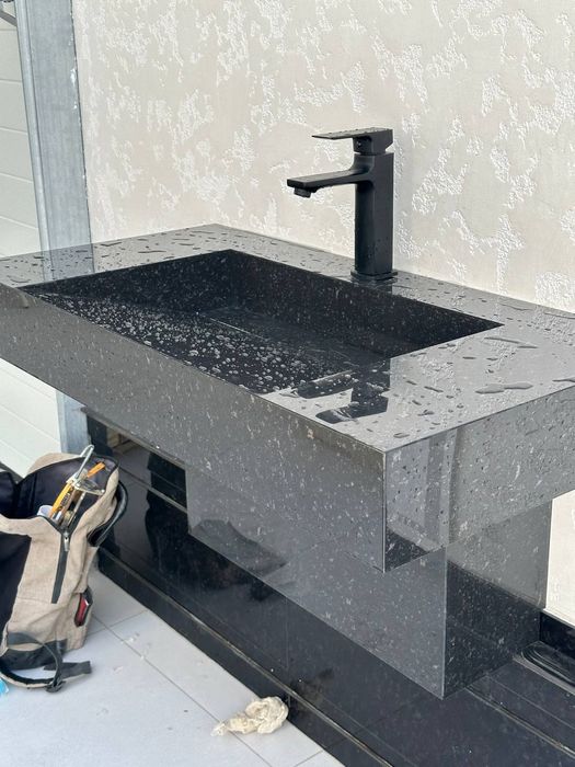 Изготовления раковины из керамогранита