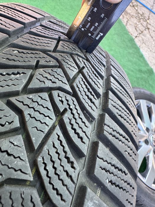 5x112 16 със зимни гуми dunlop 7mm за vw golf 5,6 passat touran kadi skoda seat