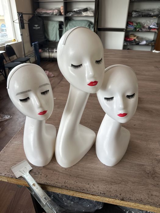 Манекен голова с ресничками