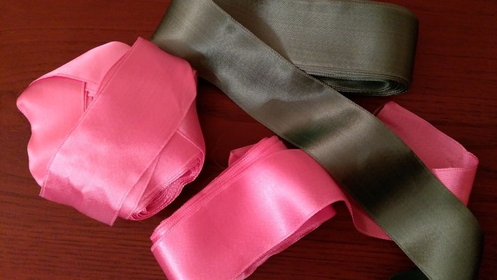 Лента атласная натуральная