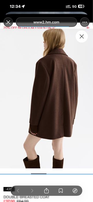 H&M original Пальто Очень комфортный модный