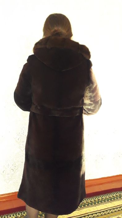 Шуба бобер с норкой