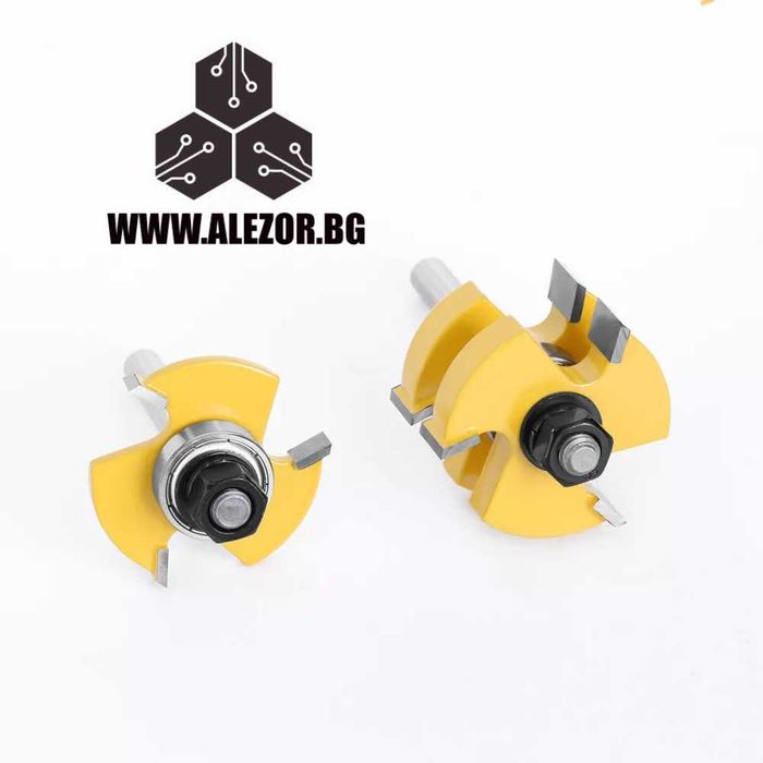 Фрезери нут - перо комплект, захват 8мм, детайл до 32 mm, 20200030