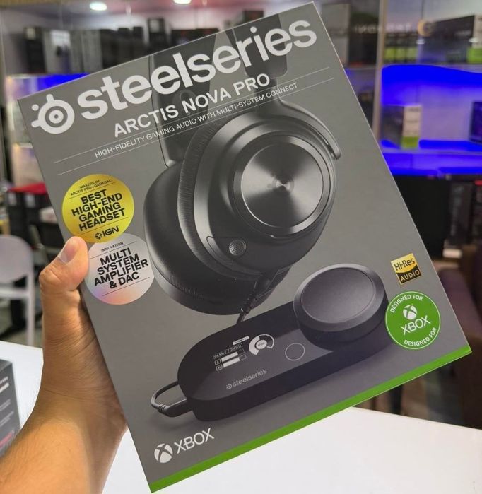 Steelseries nova pro ПК/Xbox Проводные Наушники + Gamedac