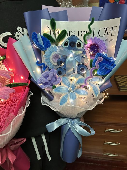 Buchet flori handmade