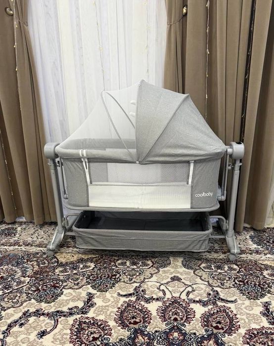 Продается Детская кровать, электронная люлька и манеж