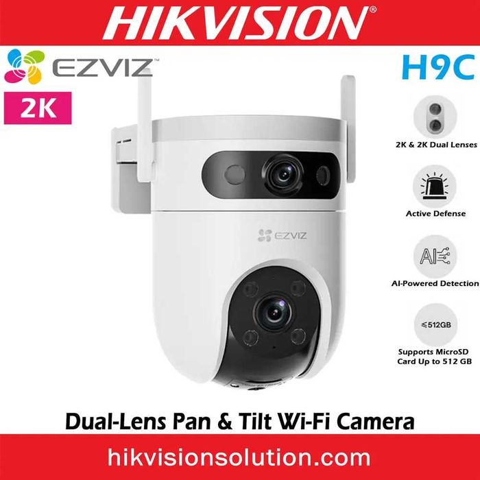 Camera supraveghere Wireless EZVIZ H9c Dual 3MP + 3MP Auto Tracking Sigilata Garantie