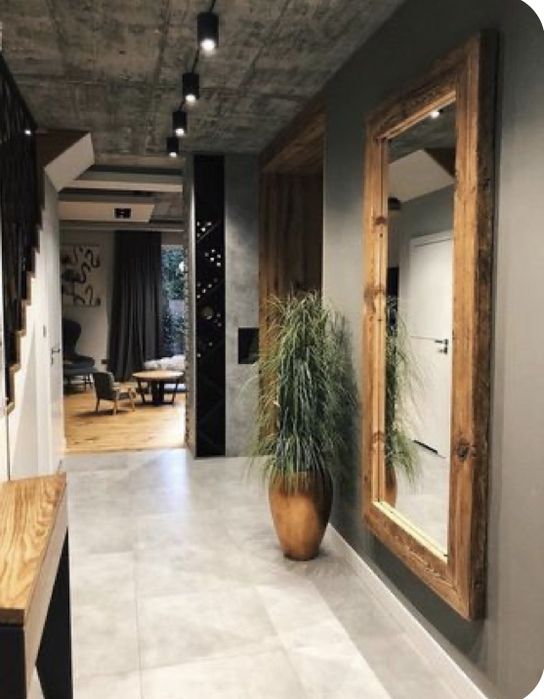 Огледало Рустик стил огледало за коридор, баня, стена УНИКАТ