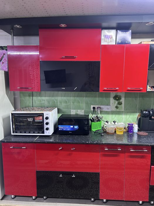 Кухонный гарнитур, длина 3.45м