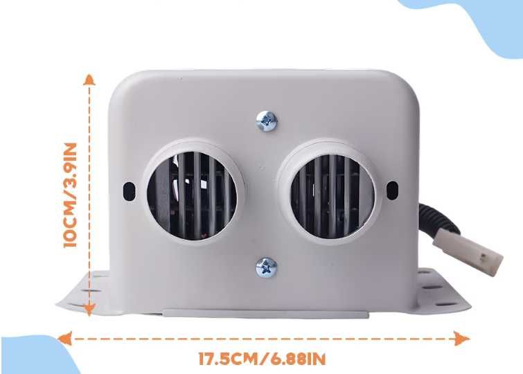 Aeroterma Auto 12V 800W Baterie Incalzitor Masina NOU Tabla Sirocol