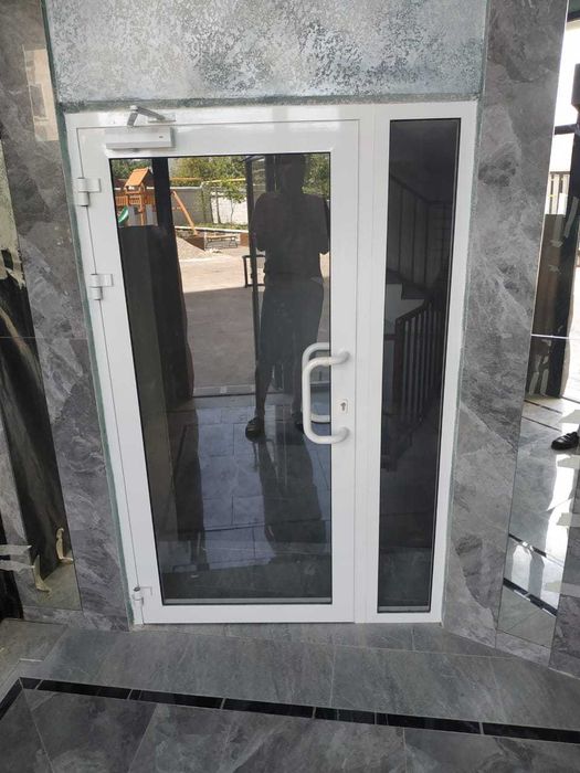 Алюминиевые двери!