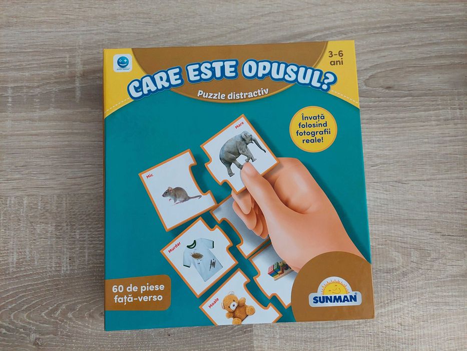 Lot jocuri pentru copii de 3-6+ ani - 5 buc